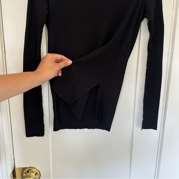 Urban Outfitters Black Ribbed Long Sleeve - Picture 7 of 10